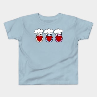 Three Chibis (Chefs) Kids T-Shirt